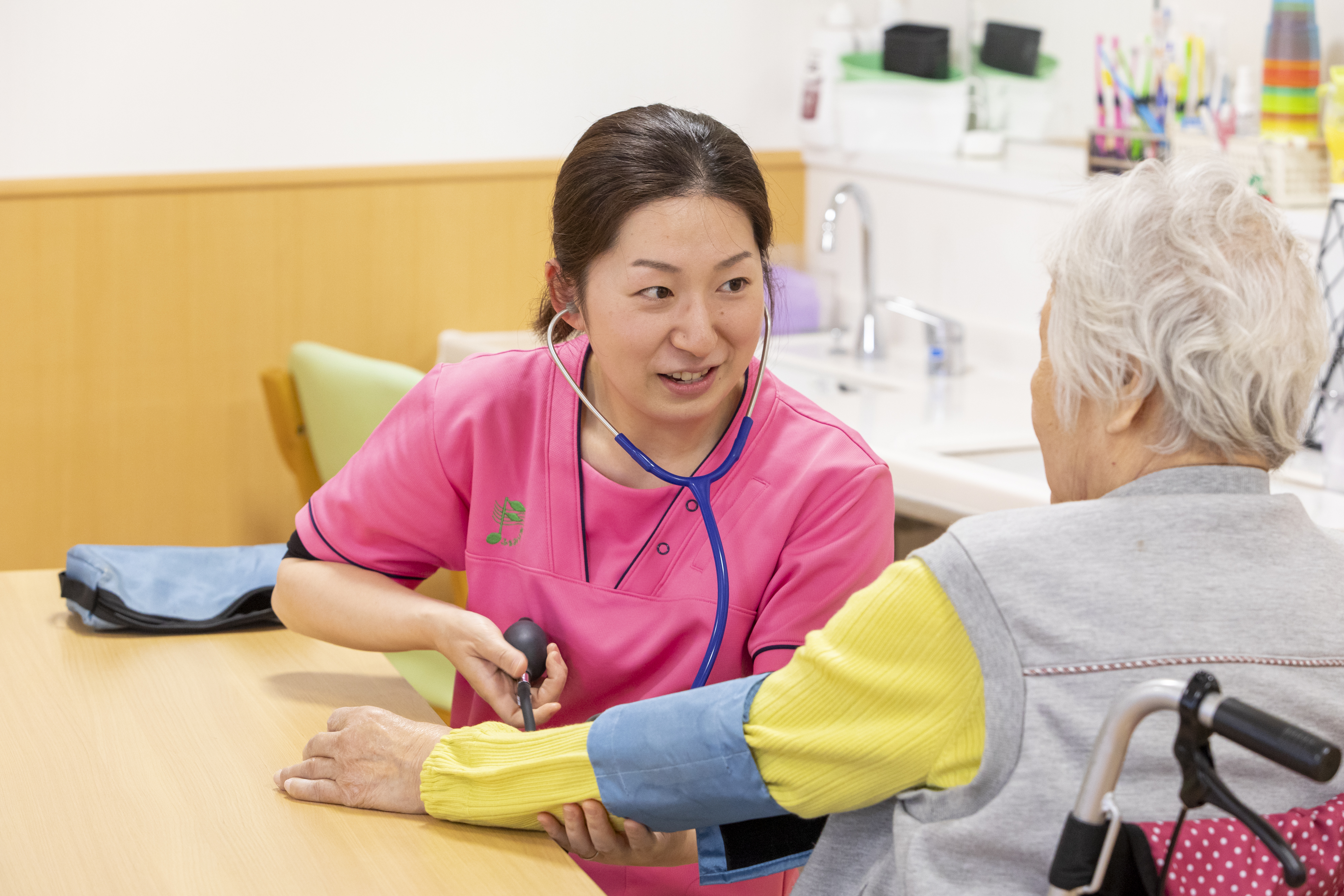 訪問看護ステーションふぁみりあのサービス風景